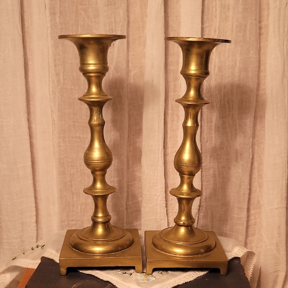 Elegant Gold Candle Holders